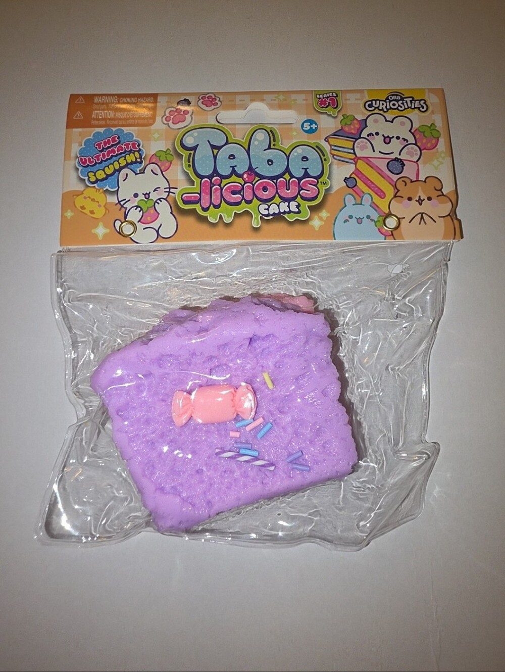 ORB Curiosities Taba-licious Cake Squishy Toy Purple for Ages 5 and Up TikTok